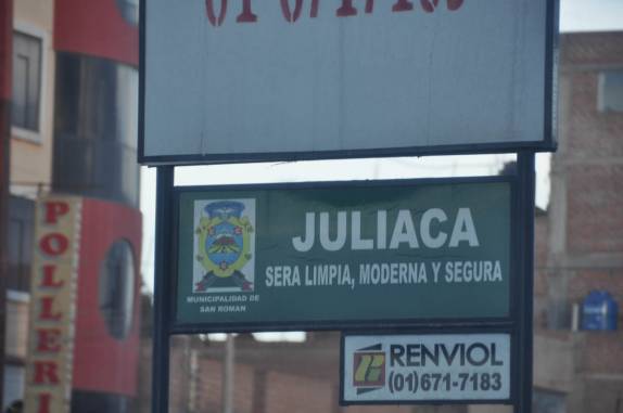 Quem sabe, no futuro, Juliaca, no Peru, fique uma cidade mais agradável aos olhos dos turistas...